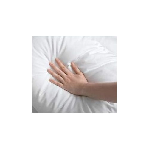  OrganicTextiles 100% All Organic Cotton Fiber Medium Filled Queen Size Pillow.