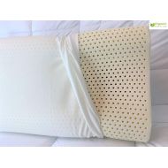 OrganicTextiles 100% Organic Latex Contour Neck Pillow Standard with Organic cotton covering
