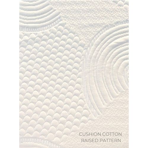  OrganicTextiles 100% Natural Latex Mattress Topper Cal King Size, Firm 2 Inch, Superior Pressure Relief, Hypoallergenic, Made in USA, with Strong Premium Organic Cotton Cover for D