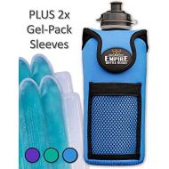 [아마존베스트]Organized Empire Insulated Water Bottle Holder with Shoulder Strap Sling + 2 Freezable &...