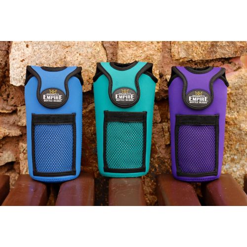  [아마존베스트]Organized Empire Insulated Water Bottle Holder with Shoulder Strap Sling + 2 Freezable &...