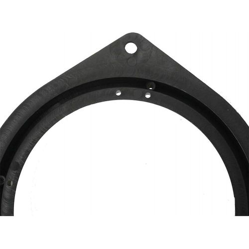  Orgrimmar 2 Pcs 6.5 Plastic Car Speaker Spacers Adapter Black Mounting Spacer Adaptor Ring for Toyota/Crown/Reiz/BYD F3