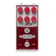 Origin Effects 76-CD Cali76 Compact Deluxe Compressor Limited Edition Red/Silver, Red Knobs