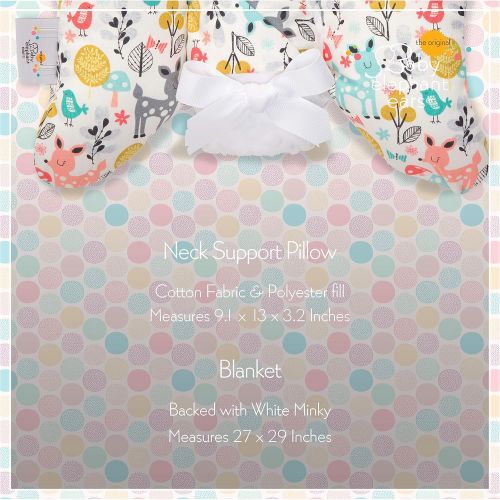  Original Baby Elephant Ears Baby Blanket and Pillow Set, for Newborn Babies to Toddlers, Gift Set for Baby Showers, Birthdays, or Holidays - Baby Elephant Ears (Retro Rockets)