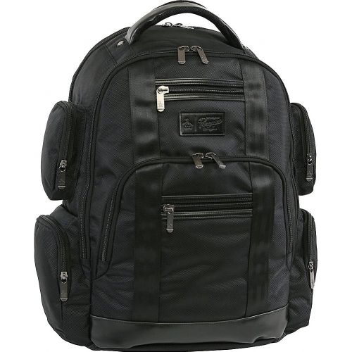  Original Penguin ORIGINAL PENGUIN Peterson Backpack Fits Most 15-inch Laptop and Notebook, Black, One Size