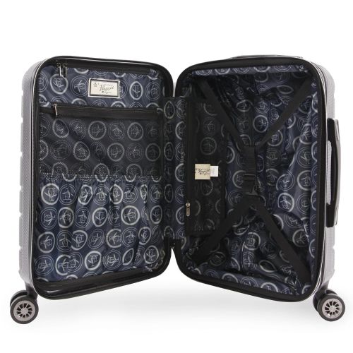  Original Penguin ORIGINAL PENGUIN Crimson 21 Hardside Carry-on Spinner Luggage, Black