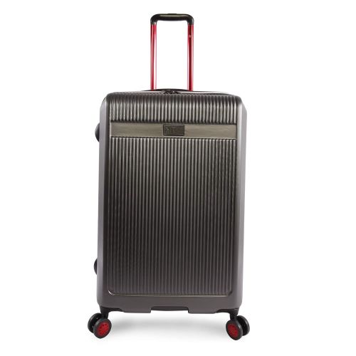  Original Penguin ORIGINAL PENGUIN Mens 2 Piece Hardside 8 Wheel Spinner Expandable Luggage Set, Charcoal