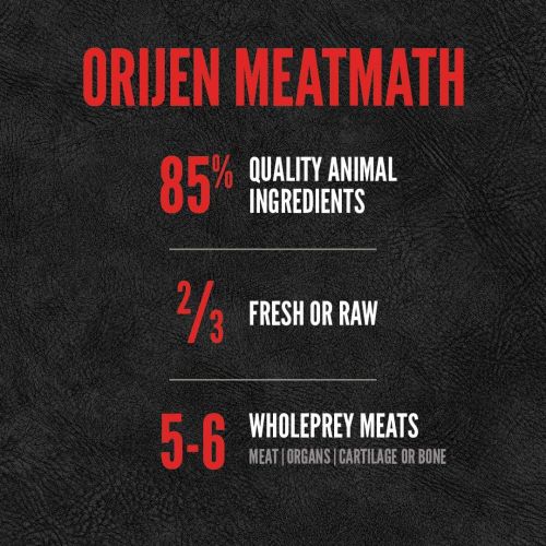  Orijen ORIJEN High-Protein, Grain-Free, Premium Quality Meat, Dry Dog Food