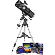 Orion SpaceProbe 130ST EQ Reflector Telescope Kit for Astronomy Beginners to Intermediate with Equatorial Mount, Tripod, Eyepieces, Smartphone Adapter