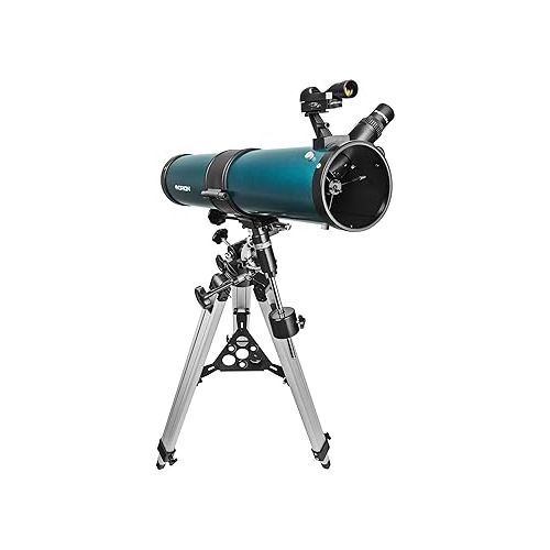  Orion SpaceProbe II 76mm Equatorial Reflector Telescope for Astronomy Beginners. Ideal Telescope for Adults & Family Stargazing, Moon, Planets & Stars