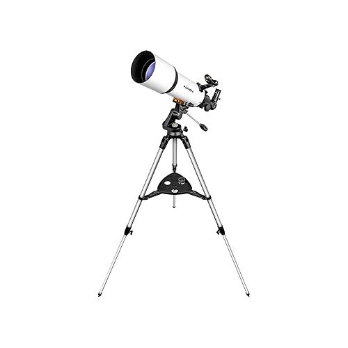  Orion StarBlast 102mm Altazimuth Travel Refractor Telescope - Portable Beginner Telescope for Views of Moon, Planets, and Deep-Sky Nebulas