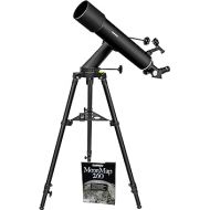 Orion VersaGo E-Series 90mm Altazimuth Refractor Telescope for Adults & Families - Portable Beginner Scope for Moon, Planets, Earth and Space Viewing