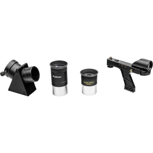  Orion Versago E-Series 90mm Refractor Sun and Moon Kit - Altazimuth Refractor Telescope with Solar (Sun) Filter and Moon Filter