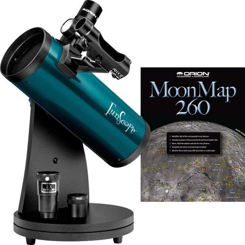  Orion FunScope 76mm Tabletop Reflector Telescope Moon Kit