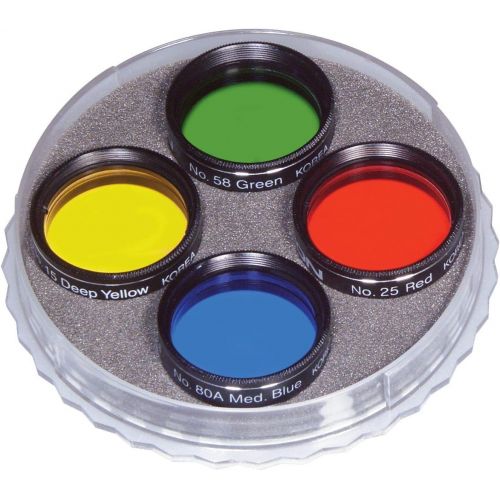  Orion 05514 Basic Set of 1.25-Inch Four Color Filters (Black)