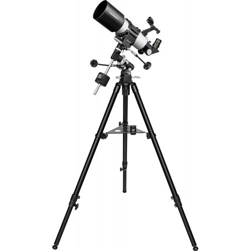  ORION Orion CT80 EQ 80mm Compact Equatorial Refractor Telescope, BlackWhite (09911)