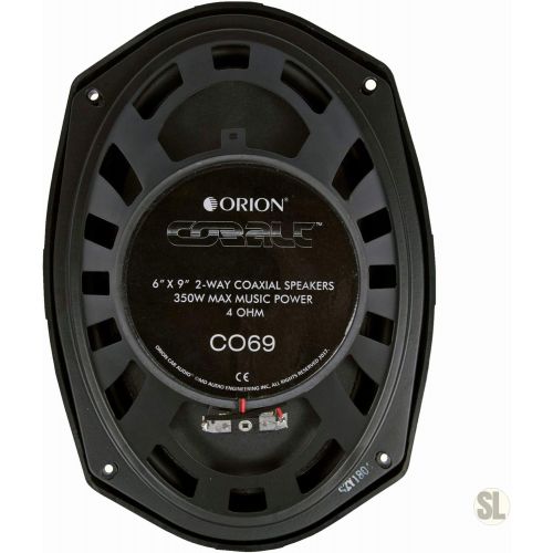  ORION Orion CO693 6x9 3-Way Cobalt Series Coaxial Car Speakers