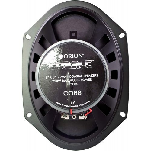  ORION Orion CO693 6x9 3-Way Cobalt Series Coaxial Car Speakers