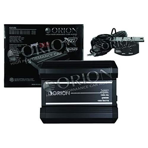  ORION NEW Orion XTR1500.1Dz XTR Series 1500 Watts RMS Car Audio Amp CEA-2006 Compliant Power Ratings Xtreme Amplifier with Remote Bass Boost Control Knob Included (XTR1500.1D)