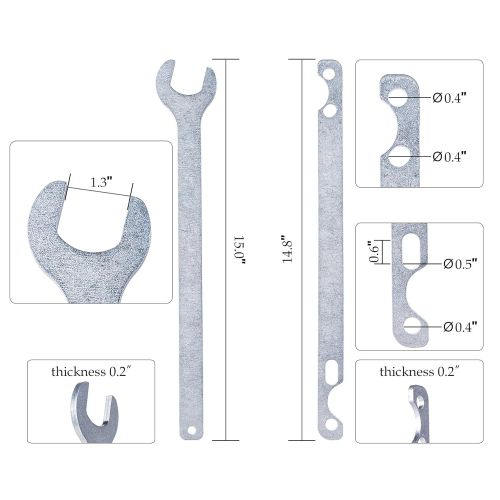  Orion Motor Tech 32mm Fan Clutch Nut Wrench, Water Pump Holder Removal Tool Kit for BMW E34 E46 E90 E39 E36