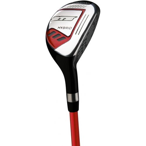  Orlimar Golf ATS Junior Boy's Golf Set with Bag, Right and Left Hand, Ages 9-12, Red/Black (5 Clubs)