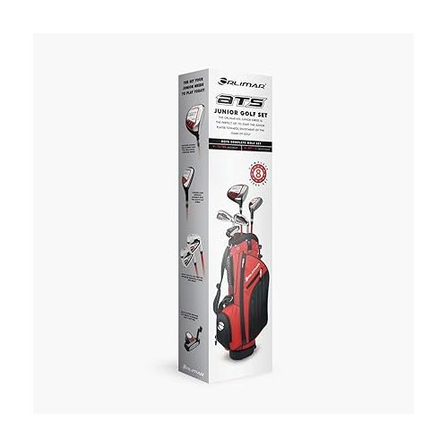  Orlimar Golf ATS Junior Boy's Red/Black Kids Golf Set (Right Hand Ages 9-12) (Red/Black)