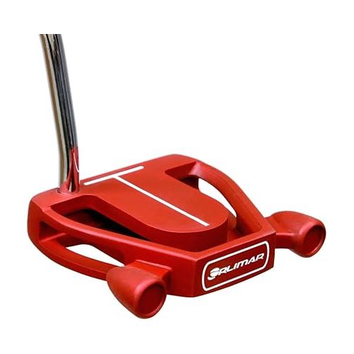  Orlimar Golf F80 Mallet Putter, Red/Black with Oversize Putter Grip