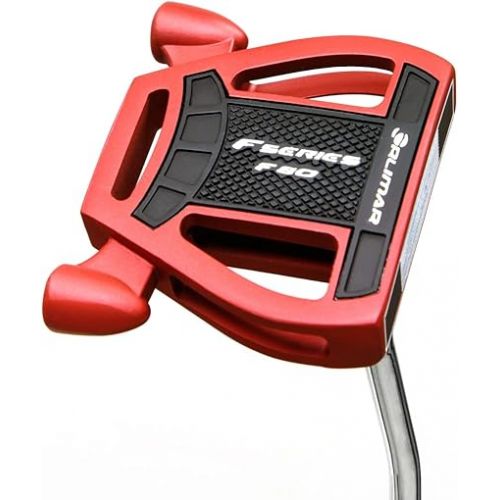  Orlimar Golf F80 Mallet Putter, Red/Black with Oversize Putter Grip