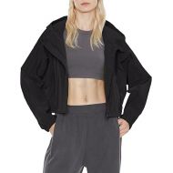 Orolay Women's Cropped Athletic Jacket Workout Running Yoga Gym Activewear Zip-Up Sun Protection Hoodie Summer Jackets