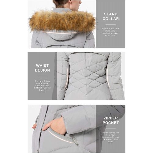  [아마존 핫딜] [아마존핫딜]Orolay Womens Thickened Down Jacket Puffer Coat with Hood