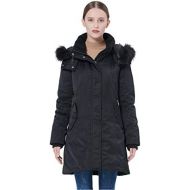 [아마존핫딜][아마존 핫딜] Orolay Womens Down Jacket with Removable Hood Winter Down Coat Black 2XL