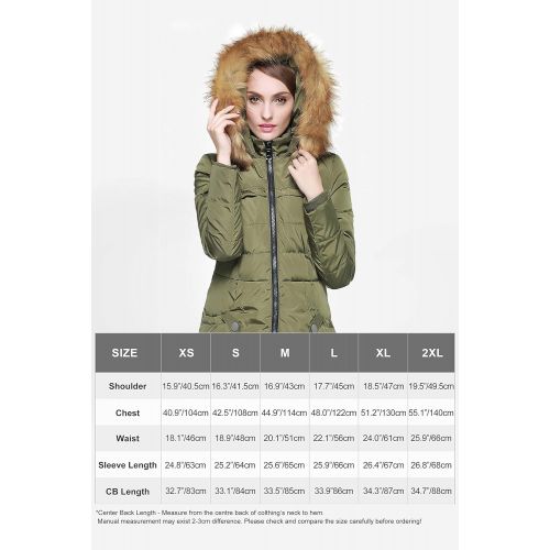  [아마존 핫딜] Orolay Womens Down Jacket with Faux Fur Trim Hood