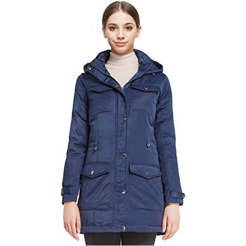  Orolay Womens Thickened Puffer Down Jacket Hooded Coat Winter