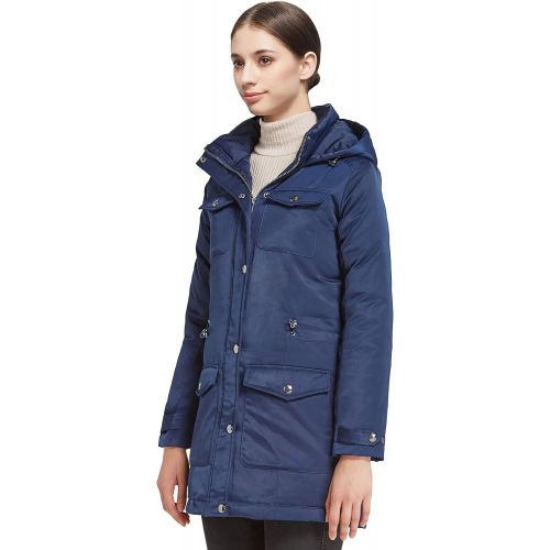  Orolay Womens Thickened Puffer Down Jacket Hooded Coat Winter