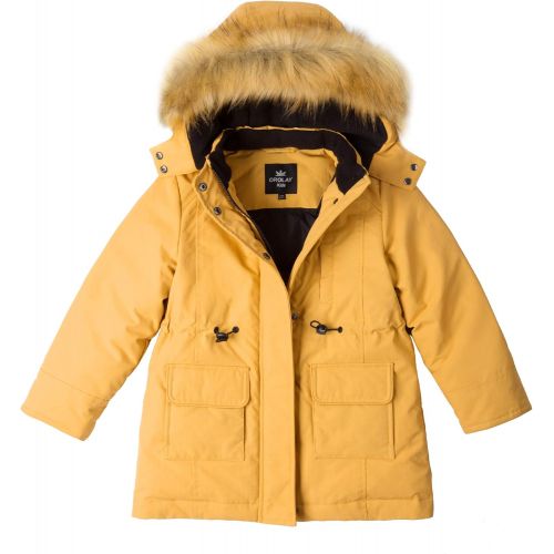  Orolay Girls Thickened Down Jacket Boys Packable Winter Coat Hooded Puffer Jacket