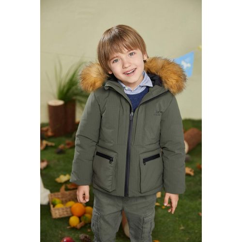  Orolay Girls Hooded Down Jacket Boys Warm Winter Coat Puffer Jacket