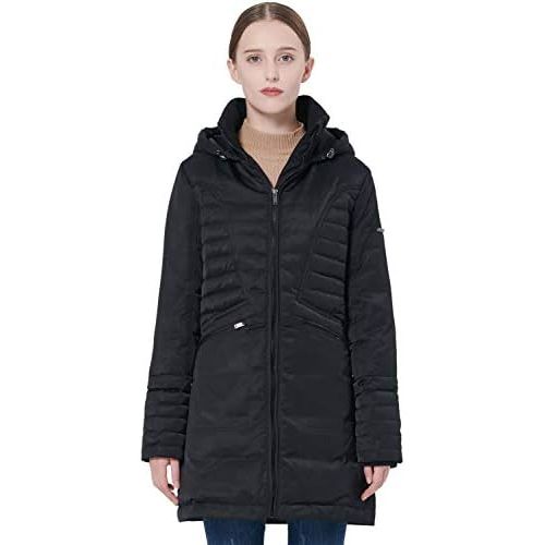  Orolay Womens Puffer Thickened Down Jacket Winter Hooded Coat