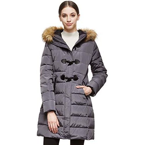  Orolay Womens Down Jacket Hooded Outdoor Winter Thickened Coat