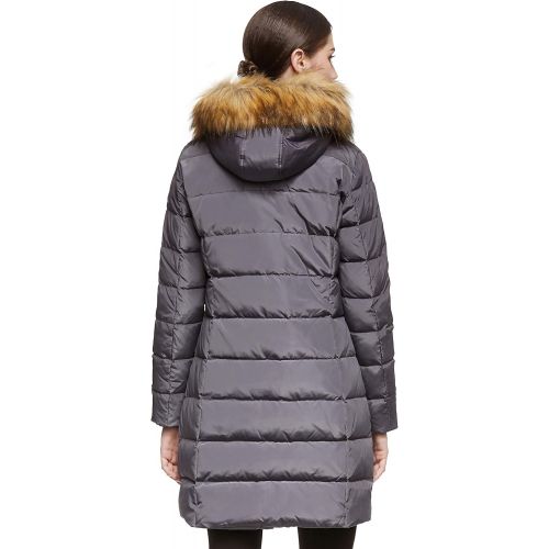  Orolay Womens Down Jacket Hooded Outdoor Winter Thickened Coat