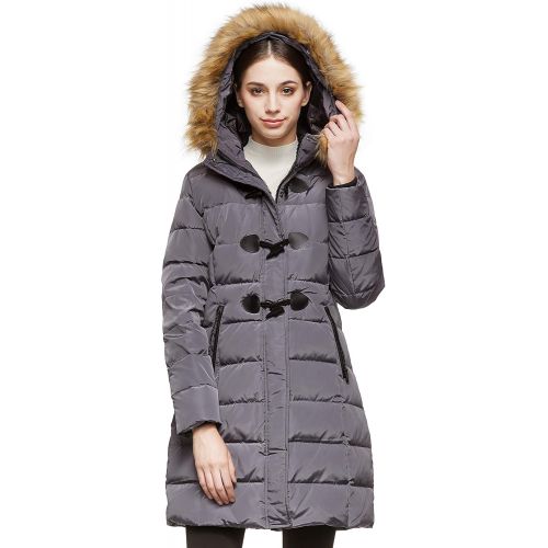  Orolay Womens Down Jacket Hooded Outdoor Winter Thickened Coat