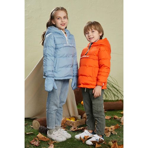  Orolay Girls Packable Down Jacket Boys Winter Coat Hooded Puffer Jackets