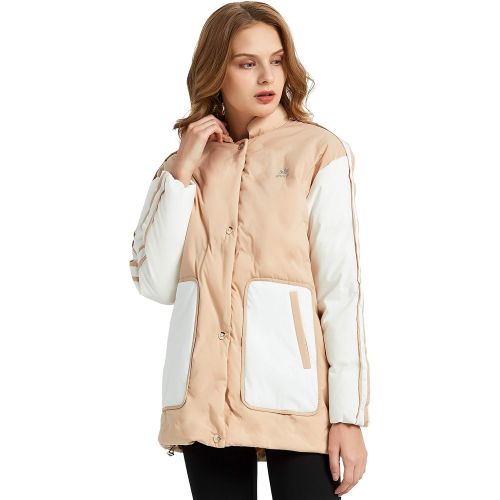  Orolay Women’s Warm Split Joint Down Jacket Winter Coat Stand Collar