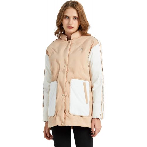  Orolay Women’s Warm Split Joint Down Jacket Winter Coat Stand Collar