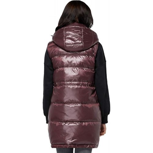  Orolay Womens Down Vest with Stand Collar Thick Hooded Sleeveless Winter Coats