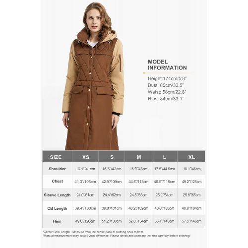  Orolay Women’s Warm Down Coat Winter Down Jacket Hooded Coat