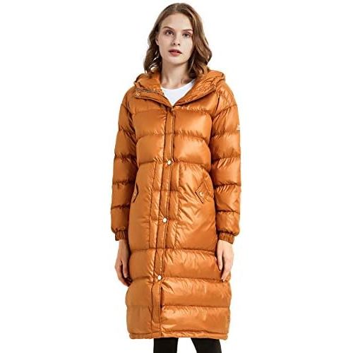  Orolay Womens Hooded Down Jacket Long Winter Coat Puffer Jacket