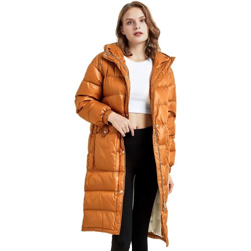  Orolay Womens Hooded Down Jacket Long Winter Coat Puffer Jacket