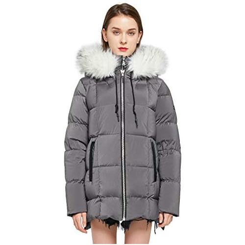  Orolay Womens Thickened Winter Bubble Down Coat Inner Vest Hooded Puffer Jacket