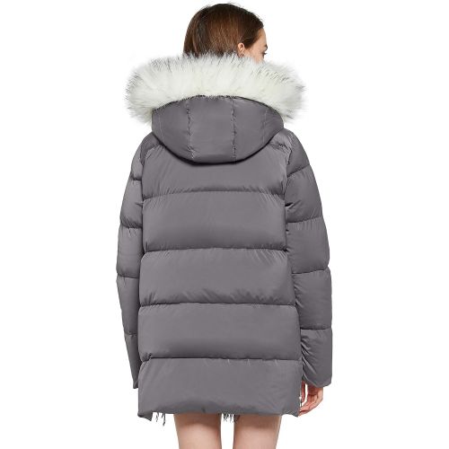  Orolay Womens Thickened Winter Bubble Down Coat Inner Vest Hooded Puffer Jacket