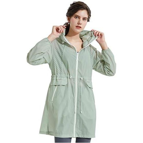  Orolay Women’s UPF40+ Lightweight Coat Summer Sun Protective Hooded Packable Jacket